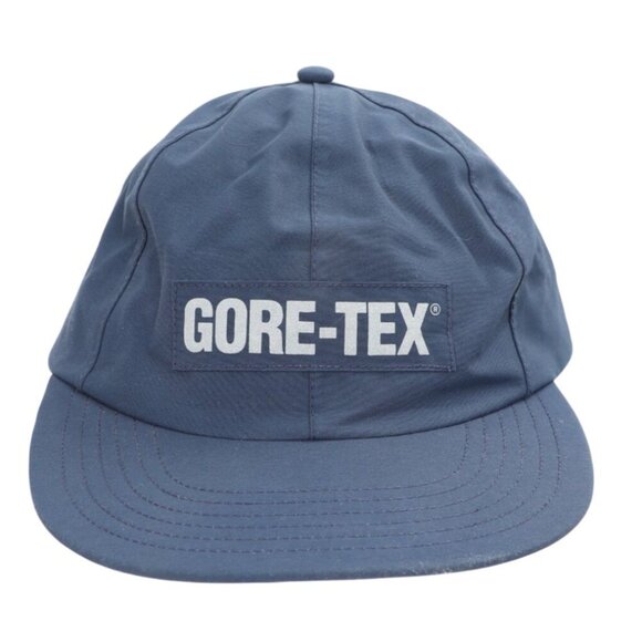Supreme x GORE-TEX Navy 5 Panel Hat Adjustable Cap Water-Resistant Nylon Street - Picture 1 of 8